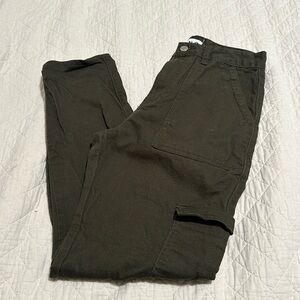 Olive green cargo pants